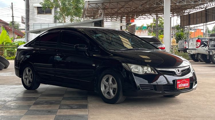 Honda Civic 2008 1.8 S i-VTEC Sedan เบนซิน ไม่ติดแก๊ส เกียร์อัตโนมัติ ดำ รูปที่ 3