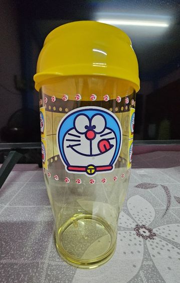 แก้วน้ำโดเรม่อนแบบใสของสะสมKFC รูปที่ 5