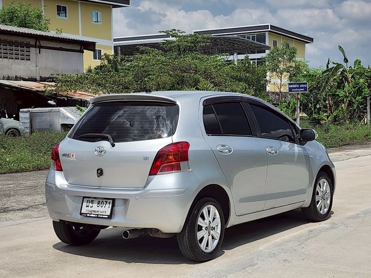 Toyota Yaris 2009 1.5 E Sedan เบนซิน ไม่ติดแก๊ส เกียร์อัตโนมัติ เทา รูปที่ 4