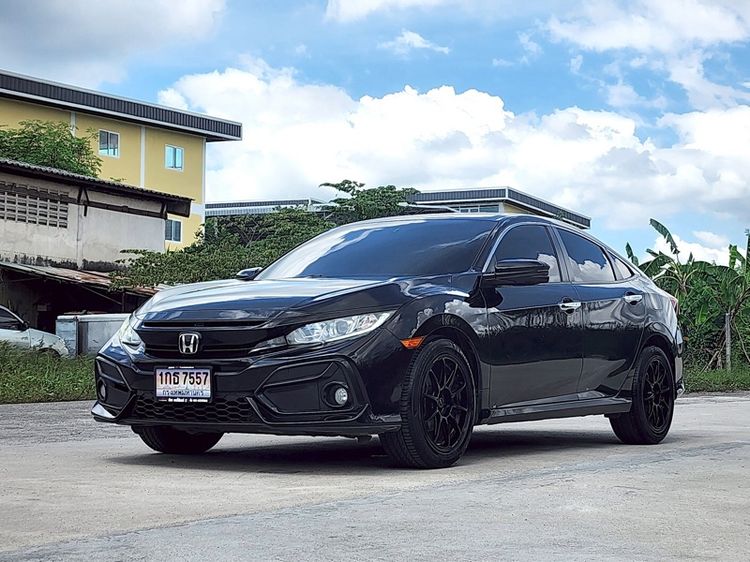 Honda Civic 2020 1.8 EL i-VTEC Sedan เบนซิน ไม่ติดแก๊ส เกียร์อัตโนมัติ ดำ รูปที่ 3