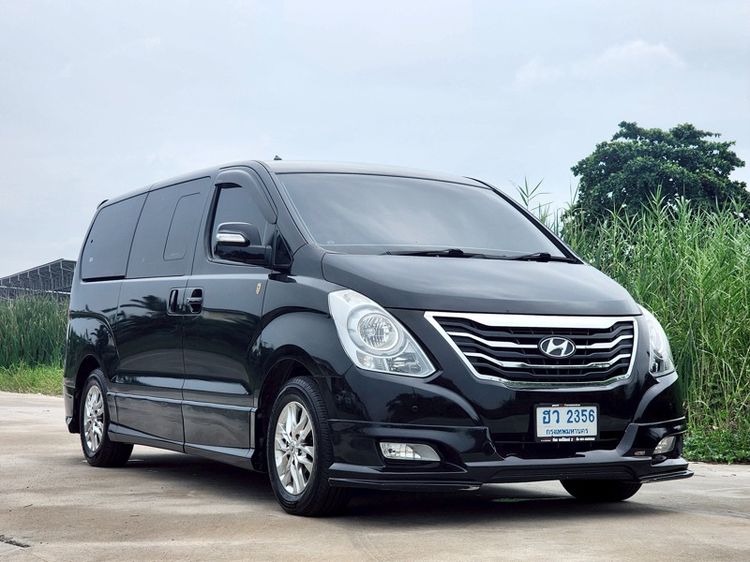 Hyundai H-1  2014 2.5 Elite Van ดีเซล ไม่ติดแก๊ส เกียร์อัตโนมัติ ดำ รูปที่ 3