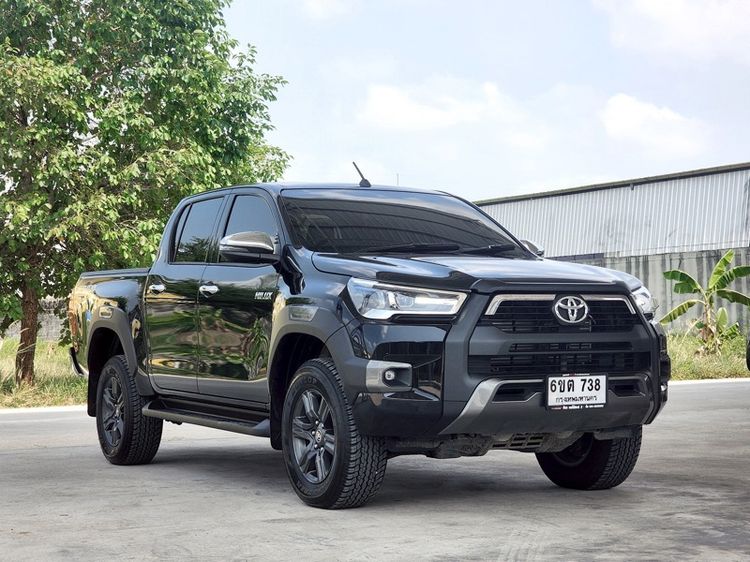 Toyota Hilux Revo 2024 2.4 Z Edition Entry Pickup ดีเซล ไม่ติดแก๊ส เกียร์อัตโนมัติ ดำ