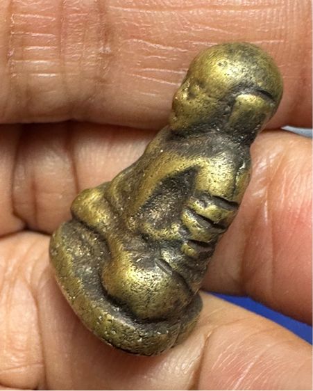  🙏รูปหล่อล.พ.เงิน วัดห้วยเขน พิมพ์ B เนื้อโลหะเหลืองอมเขียว องค์ละ1850 รูปที่ 4