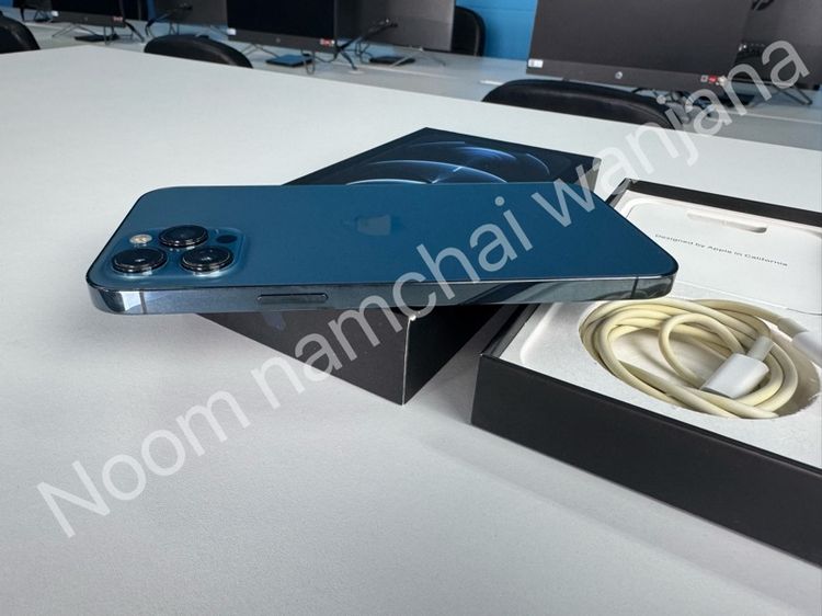 iPhone 12 Pro Max 128GB สี Pacific Blue  รูปที่ 3