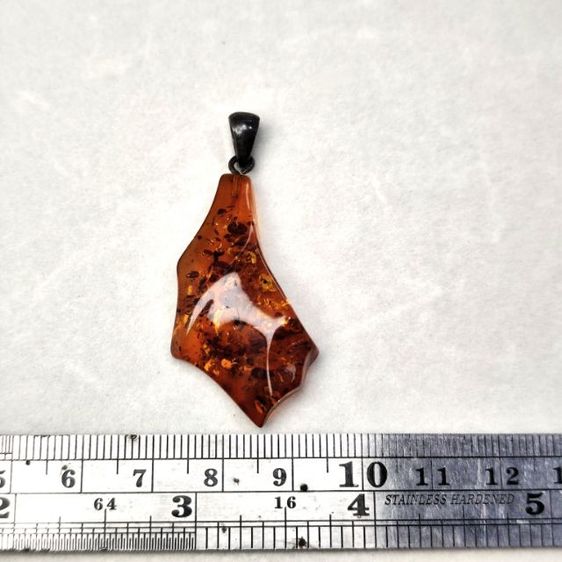 🔖จี้อำพันแท้(Amber)เงินแท้925 ของจริงสวยมาก งานจากต่างประเทศ รูปที่ 7