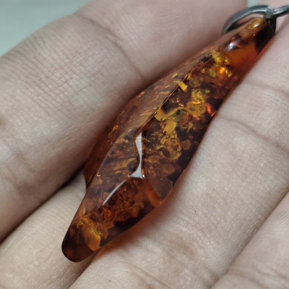 🔖จี้อำพันแท้(Amber)เงินแท้925 ของจริงสวยมาก งานจากต่างประเทศ รูปที่ 10