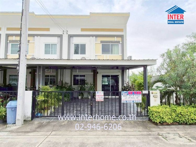 ทาวน์เฮ้าส์ 2 ชั้น 32.3 ตร.ว. หมู่บ้านไลโอบลิสซ์ กาญจนาภิเษก-กันตนา ซอยกันตนา ถนนกาญจนาภิเษก ถนนรัตนาธิเบศร์ บางใหญ่ นนทบุรี