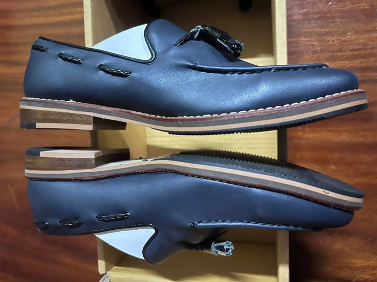 รองเท้าหนังสีNAVY รูปที่ 4