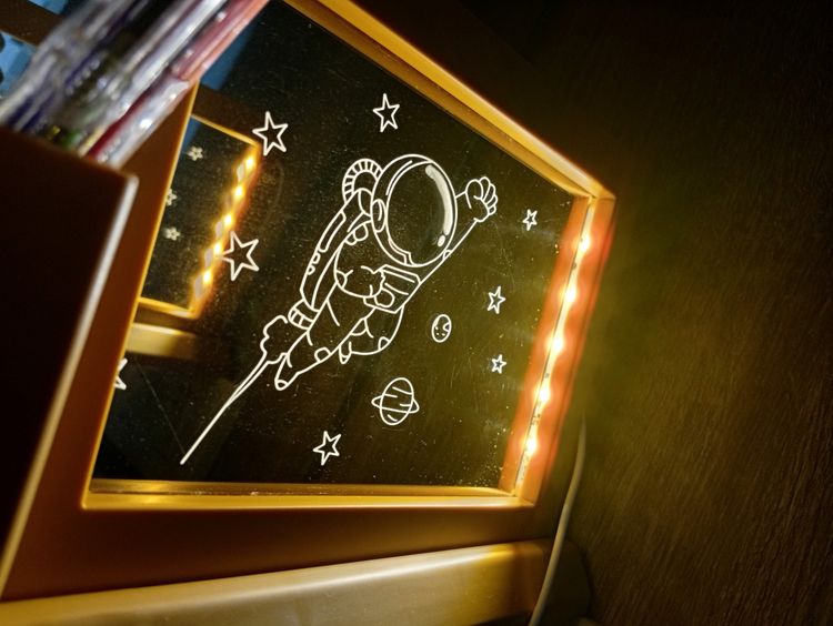 โคมไฟ กรอบรูปมีไฟ พร้อมที่ใส่ของ รูปที่ 4