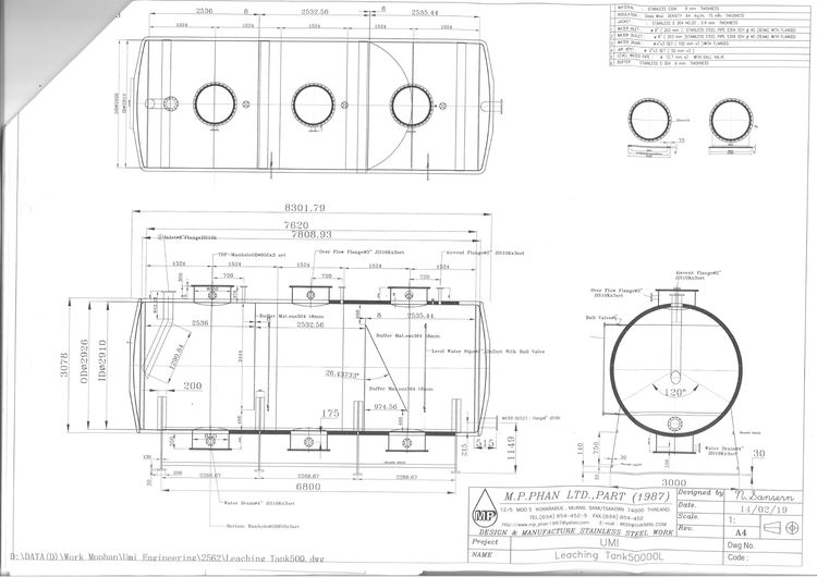 ขายถังสแตนเลส 50 ตัน 2 ชั้น  รูปที่ 4