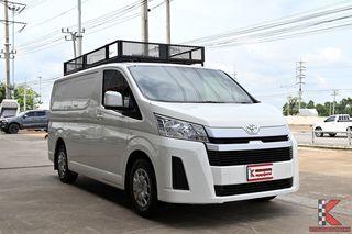 Toyota Hiace รถมือสอง ตู้ทึบพร้อมชั้นวาง ใช้งานครอบครัว ไม่เคยรับจ้าง ปี 2020 (รหัส GGHB)