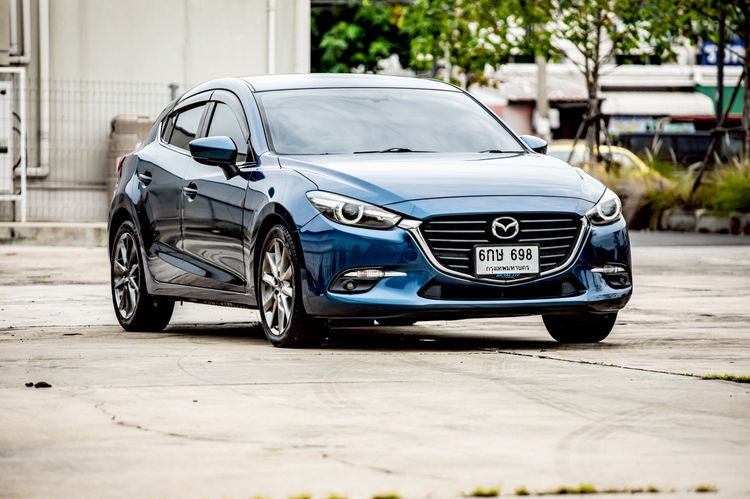 Mazda Mazda3 2018 2.0 S Sedan เบนซิน เกียร์อัตโนมัติ น้ำเงิน รูปที่ 3