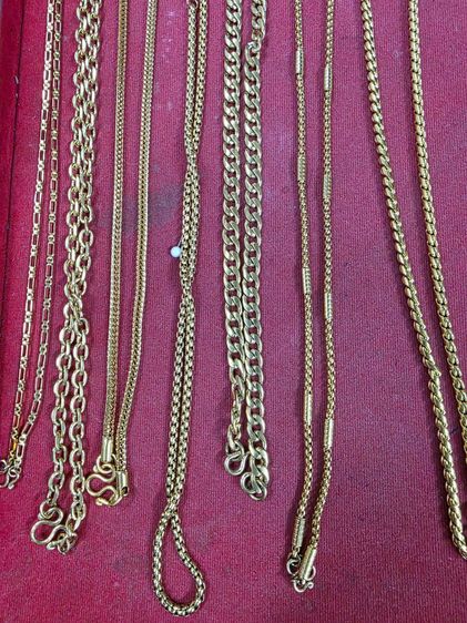 สร้อย อิตาลี่ สวยหายากรุ่นเก่า ของเก่าเก็บ ขายตามสภาพ ทั้งหมด 10 เส้น คละลาย เหมาๆ ไม่ลอกไม่ดำ อย่างดี ยาวสวมคอได้เลยครับ พร้อมส่งครับเหมาๆ  รูปที่ 4