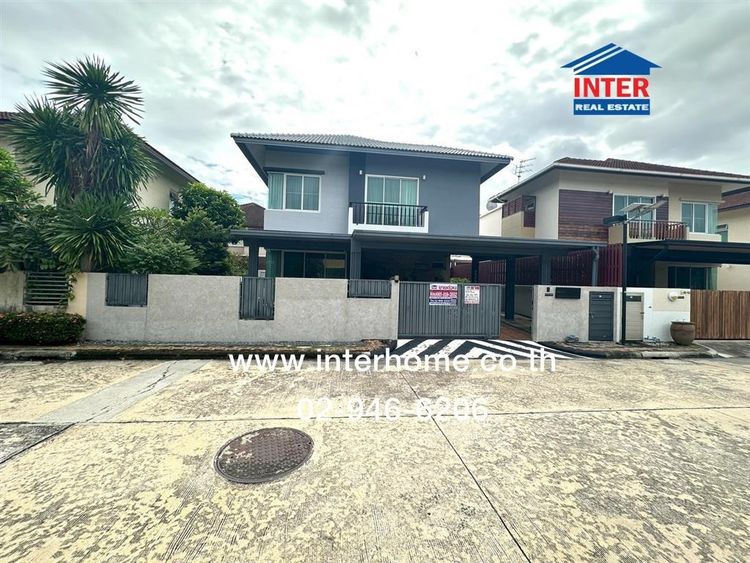 บ้านเดี่ยว 2 ชั้น 55.9 ตร.ว. หมู่บ้านวิลล่าอะคาเดีย ศรีนครินทร์ ซอยศรีด่าน22 ถนนศรีนครินทร์ ถนนบางนา-ตราด บางพลี สมุทรปราการ