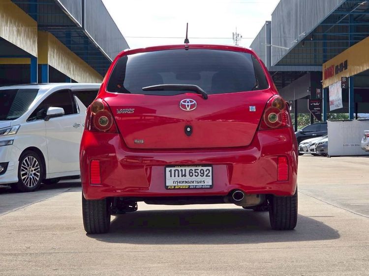 Toyota Yaris 2013 1.5 E Sedan เบนซิน ไม่ติดแก๊ส เกียร์อัตโนมัติ แดง รูปที่ 3