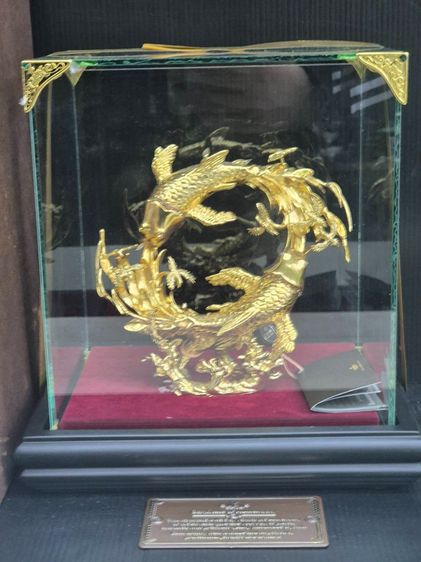 ปลาคราฟมงคลชุบทอง Cubic Gems รุ่น SHO-961 GB พร้อมกล่อง ของใหม่ยังไม่แกะ เหมาะตั้งโชว์ ให้ของขวัญ รูปที่ 6