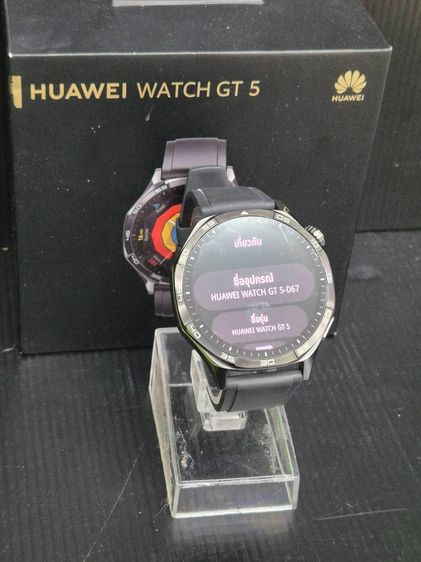 นาฬิกา HUAWEI WATCH GT 5 (46mm) สีดำ สภาพใหม่ ประกันศูนย์ถึง 9 ตุลาคม 2026 รูปที่ 3