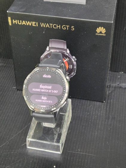นาฬิกา HUAWEI WATCH GT 5 (46mm) สีดำ สภาพใหม่ ประกันศูนย์ถึง 9 ตุลาคม 2026 รูปที่ 2