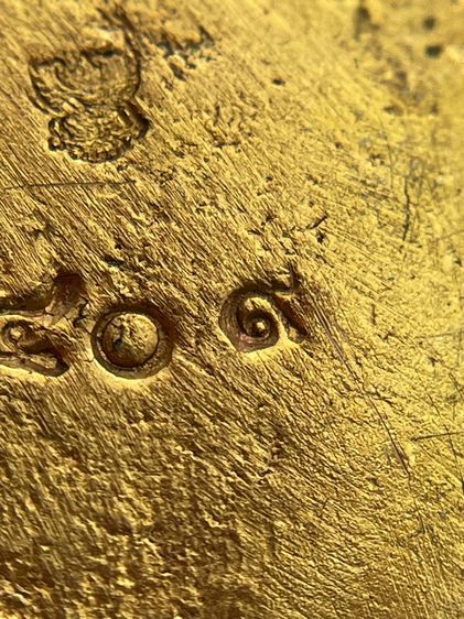 พระกริ่งชัยวัฒน์พิมพ์ปกโพธิ์ หลังตอกโค้ด ครุฑ 2408 เปียกทอง ขนาดองค์เท่าพระพิมพ์คะแนน รูปที่ 8