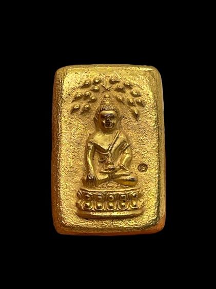 พระกริ่งชัยวัฒน์พิมพ์ปกโพธิ์ หลังตอกโค้ด ครุฑ 2408 เปียกทอง ขนาดองค์เท่าพระพิมพ์คะแนน