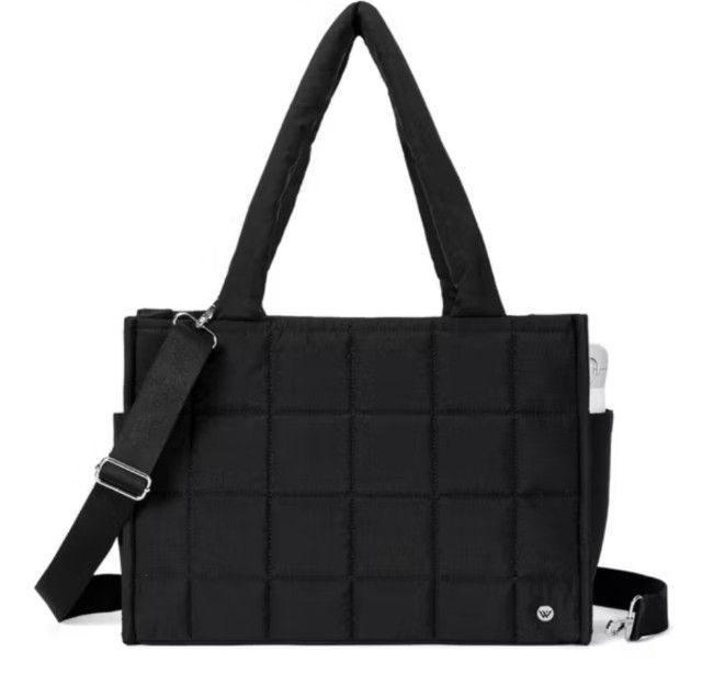 กระเป๋า Puffy Westbronco สีชมพู และสัดำ   Plus size รูปที่ 2