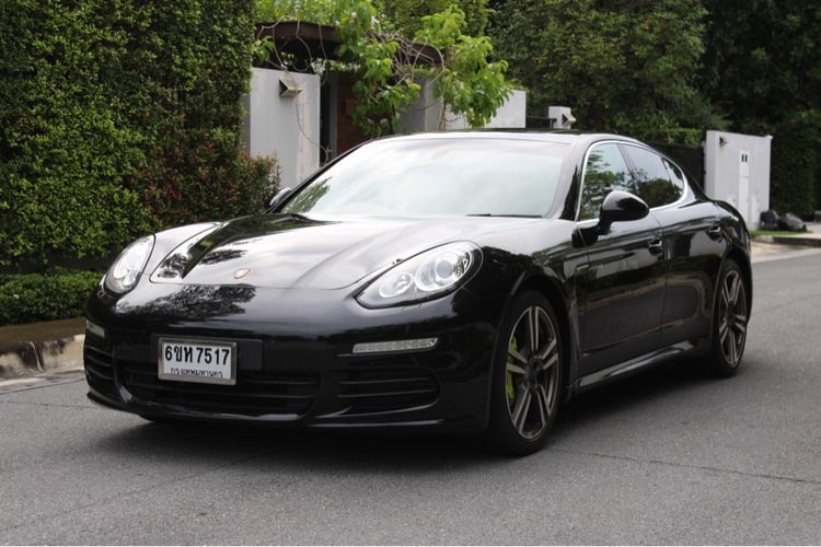 Porsche Panamera 2015 3.0 S E-Hybrid Sedan ปลั๊กอินไฮบริด (PHEV) เกียร์อัตโนมัติ ดำ รูปที่ 3