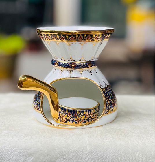 ชุดเตาต้มน้ำมันหอมระเหยเบญจรงค์ Essential Spa Oil Burner Buran Benjarong สร้างบรรยากาศอบอุ่น ผ่อนคลาย รูปที่ 3