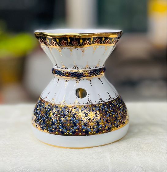 ชุดเตาต้มน้ำมันหอมระเหยเบญจรงค์ Essential Spa Oil Burner Buran Benjarong สร้างบรรยากาศอบอุ่น ผ่อนคลาย รูปที่ 10