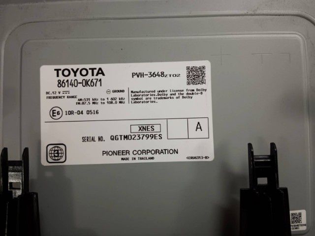 วิทยุจอเดิมแท้ถอด Toyota hilux revo ปี 2015 รูปที่ 4