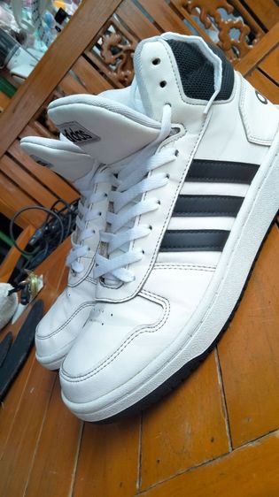 Adidas Hoops 2.0 Mid White Black