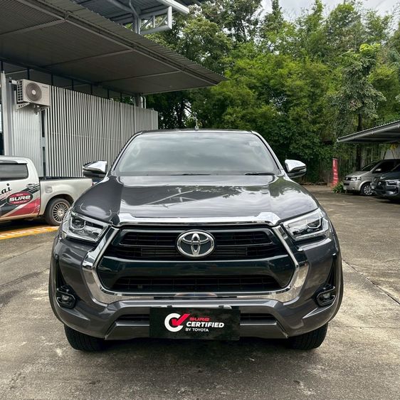 Toyota Hilux Revo 2022 2.4 Prerunner Mid Pickup เบนซิน ไม่ติดแก๊ส เกียร์อัตโนมัติ เทา รูปที่ 2