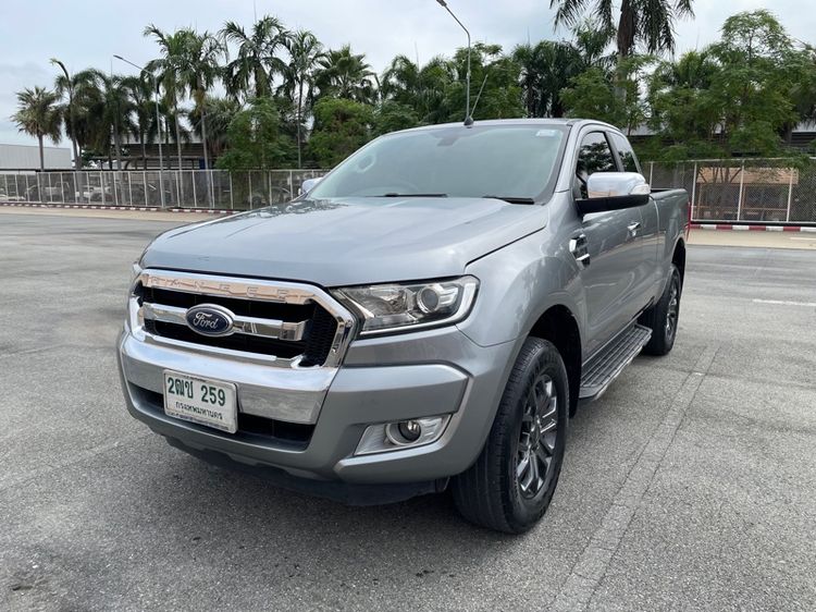 Ford Ranger 2017 2.2 Hi-Rider XLT Pickup ดีเซล ไม่ติดแก๊ส เกียร์ธรรมดา เทา รูปที่ 3