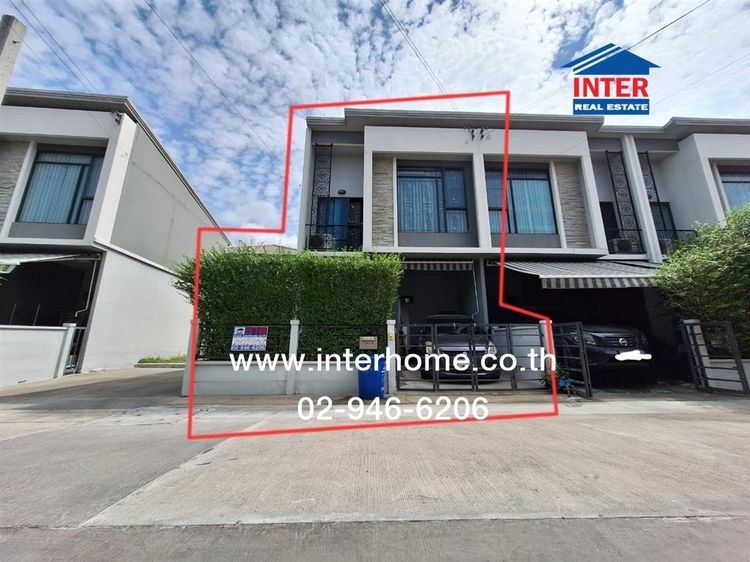 ทาวน์โฮม 2 ชั้น 24.3 ตร.ว. หมู่บ้านพลีโน่บางใหญ่ ซอยสองพี่น้อง ถนนกาญจนาภิเษก ถนนคลองถนน บางใหญ่ นนทบุรี