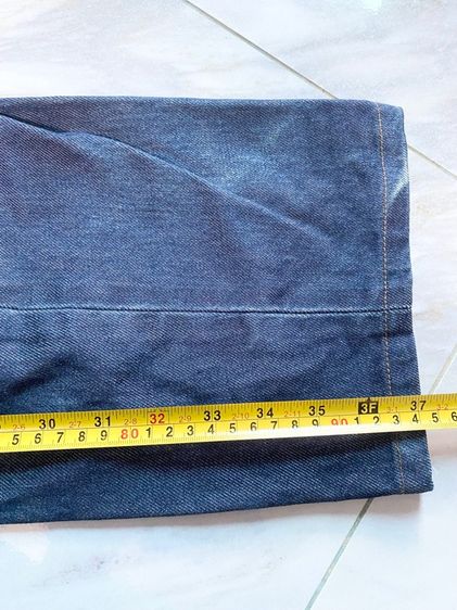นี้Danim Engineered สีสวยผ้ามืสอง เฟส ออกนิดหน่อย ของดี ผ้ายังเข้ม หล่อๆกางเกงยีนส์มือสอง เอว 30 นิ้ว ปลายขา 8 นิ้ว ต้นขา 10 นิ้ว รูปที่ 8