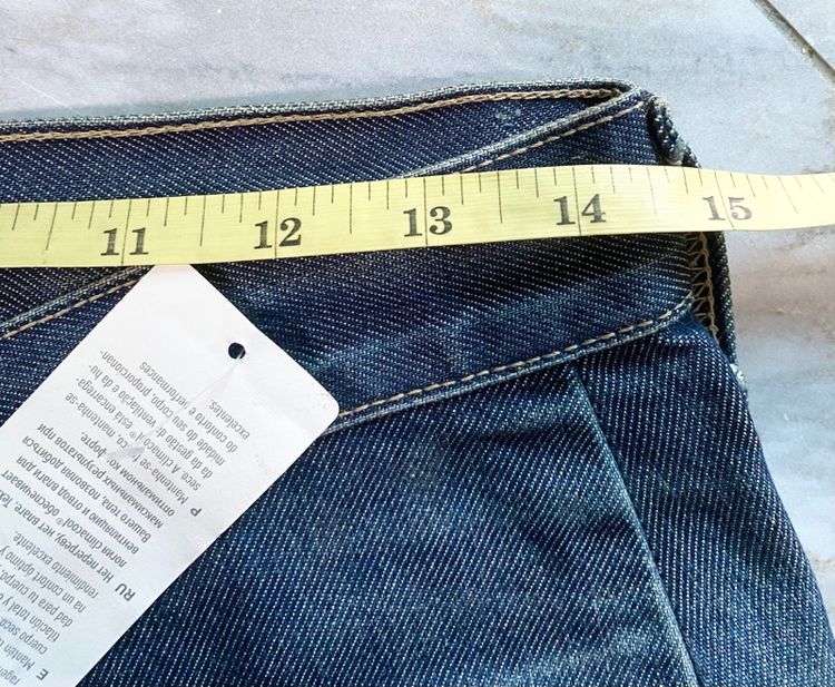 นี้Danim Engineered สีสวยผ้ามืสอง เฟส ออกนิดหน่อย ของดี ผ้ายังเข้ม หล่อๆกางเกงยีนส์มือสอง เอว 30 นิ้ว ปลายขา 8 นิ้ว ต้นขา 10 นิ้ว รูปที่ 10