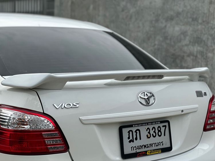 Toyota Vios 2010 1.5 ES Sedan เบนซิน ไม่ติดแก๊ส เกียร์อัตโนมัติ ขาว รูปที่ 3