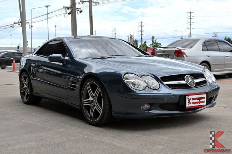 รถ Mercedes-Benz SL-Class SL500 สี เทา