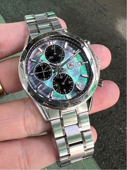 TAG HEUER CARRERA จับเวลา หน้ามุก ออโตเมติก รูปที่ 2