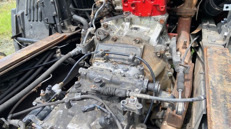 HINO FG1J สิบล้อเพลาเดียวยาว7.50เมตร วางเครื่องใหม่JO8C260แรงเกียร์at รูปที่ 15