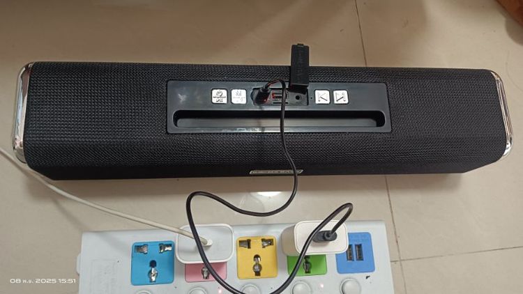 ลำโพงบลูทูธ สีดำ BOOMS  BASS รุ่น L 8  เสียงดี มือสองสภาพดีเหมือนใหม่  ขายถูกๆ ส่งฟรีค่ะ รูปที่ 9