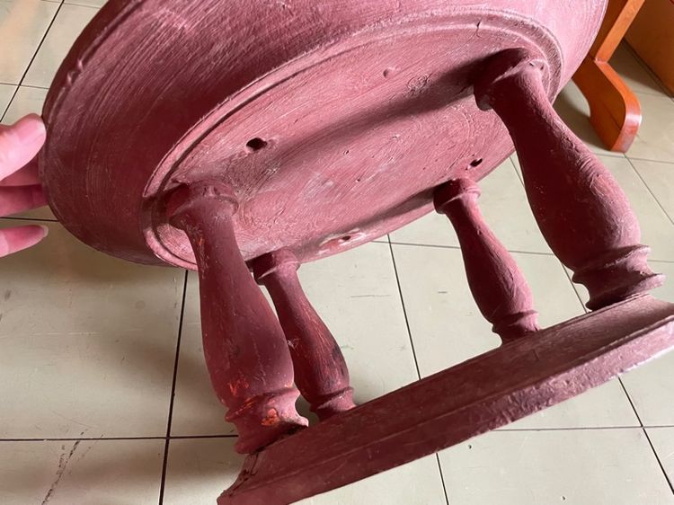 โตกไม้เก่า ขนาด 16 นิ้ว  รูปที่ 7