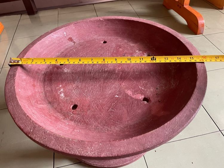 โตกไม้เก่า ขนาด 16 นิ้ว  รูปที่ 3
