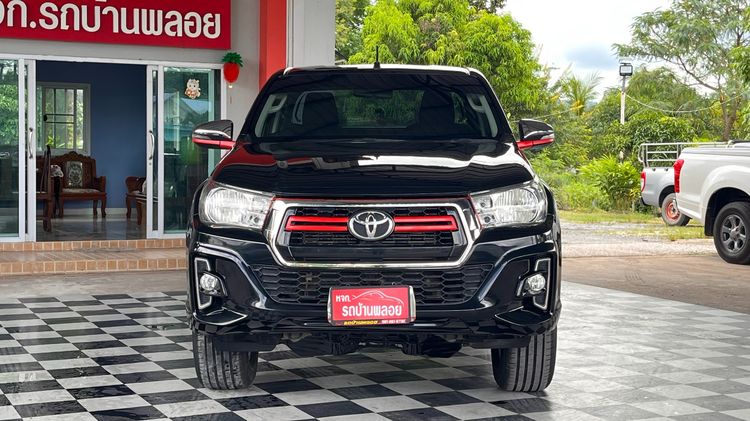 Toyota Hilux Revo 2018 2.4 Prerunner J Plus Pickup ดีเซล ไม่ติดแก๊ส เกียร์ธรรมดา ดำ รูปที่ 2