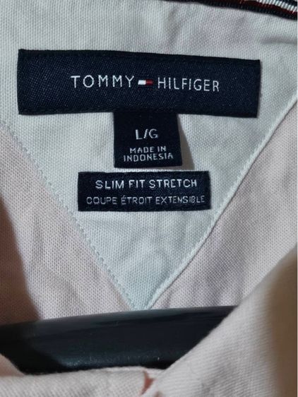 เสื้อเชิ้ต Tommy Hilfiger สีชมพูอ่อน ของแท้ ราคา 490 บาท รูปที่ 2