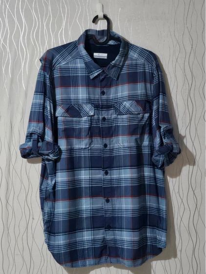 เสื้อเชิ้ต Columbia ของแท้ ลายสก็อตเท่ๆ ไซซ์ L รูปที่ 2