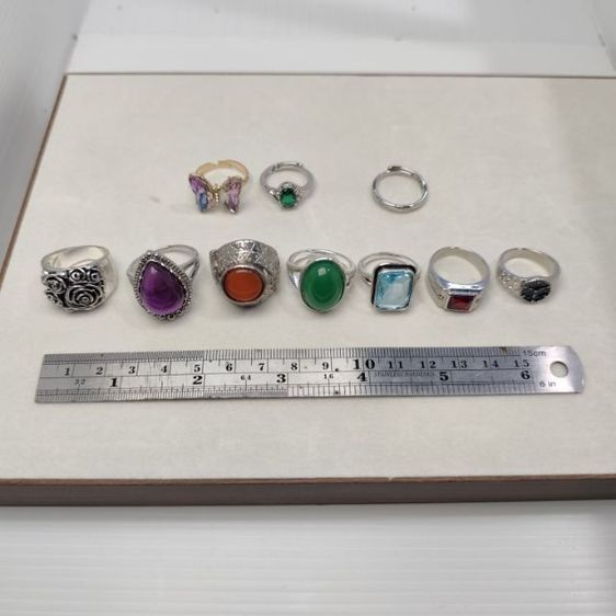 🔖เหมาแหวน 10 วง คละแบบ คละไซส์  รูปที่ 5