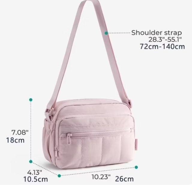  Bag Smart กระเป๋าทรง Tote สีชมพู น้ำหนักเบา รูปที่ 2