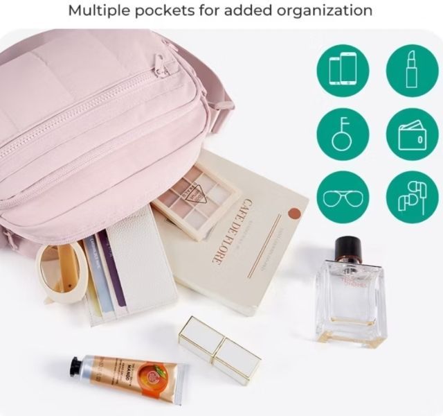  Bag Smart กระเป๋าทรง Tote สีชมพู น้ำหนักเบา รูปที่ 6