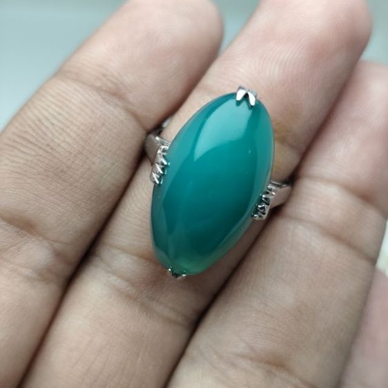 🔖แหวนเงินแท้ หินแท้ ตอกโค๊ต Silver งานจากญี่ปุ่น รูปที่ 2