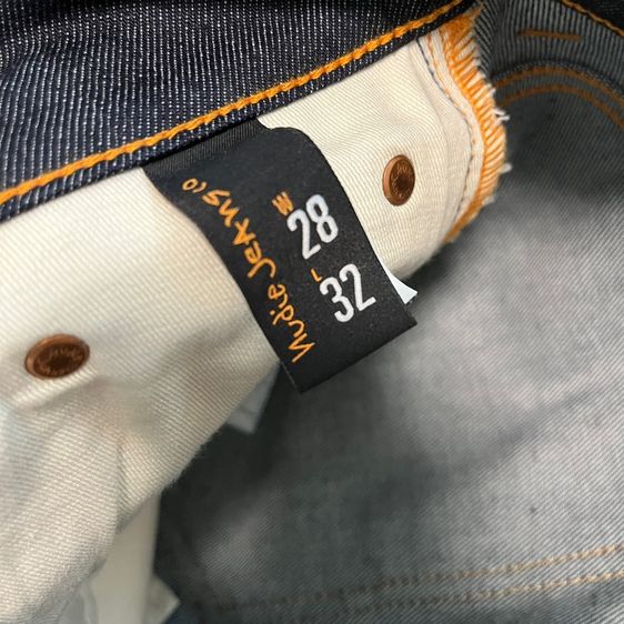 Nudie Lean Dean Dry 16 Dips Size 28x32 ของแท้ สภาพใหม่ๆ รูปที่ 6
